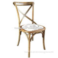 French Fabric Cross Dining Chair ED-024-F